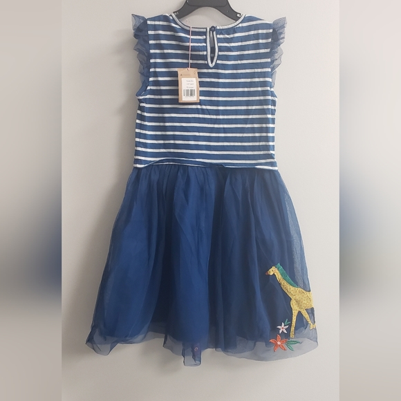 Mini Boden Giraffe Tulle Dress NWT 8-9y - Picture 2 of 3
